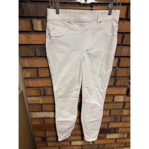 SPANX White Denim Jean Leggings Women's Petite M